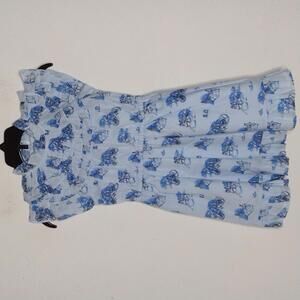 NWT Disney x Janie and Jack Light Blue Princess Dress Size 5